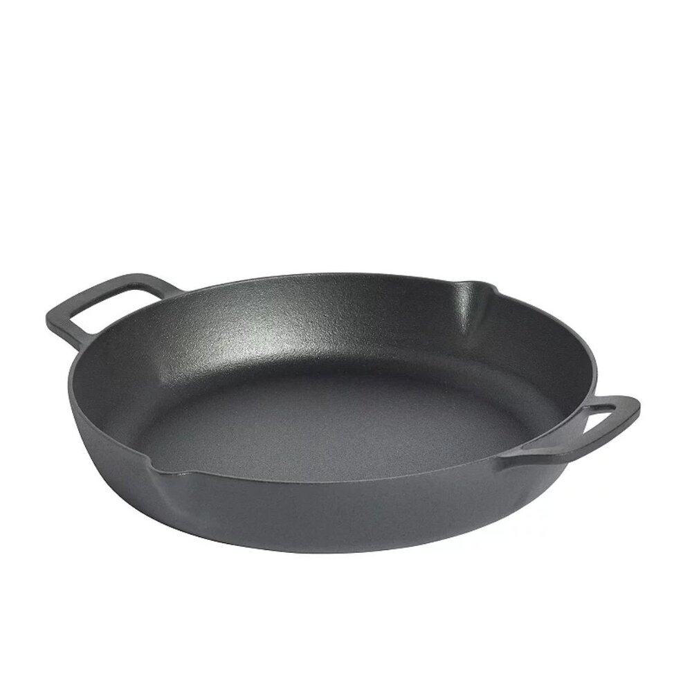 The Big One 13-in. Pre-Seasoned Cast-Iron Pan with Pour Spout